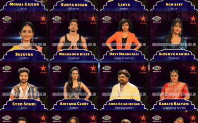 bigg boss telugu season 4 contestants list