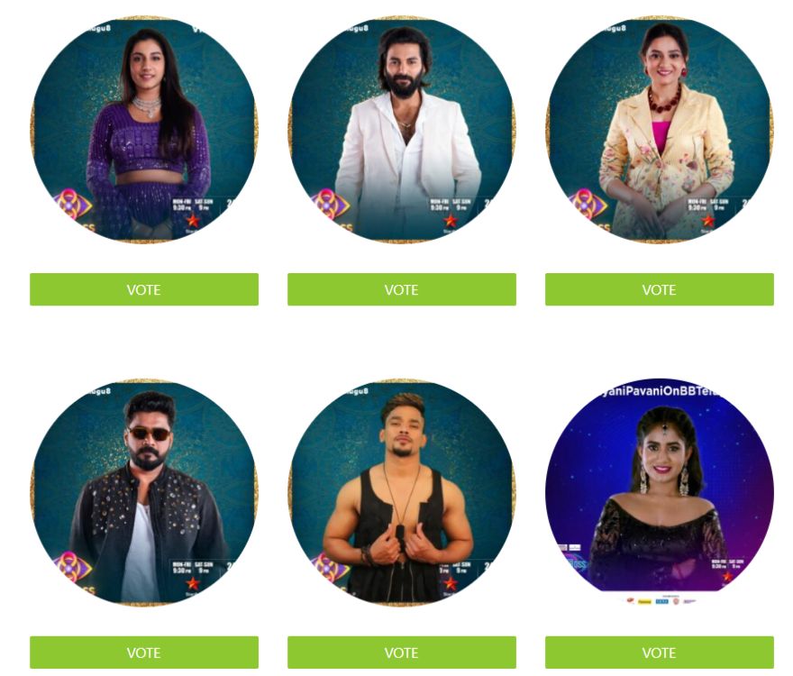 Bigg Boss Telugu Season 8 Week 8 Nominations